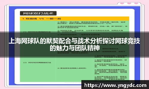 上海网球队的默契配合与战术分析探讨网球竞技的魅力与团队精神